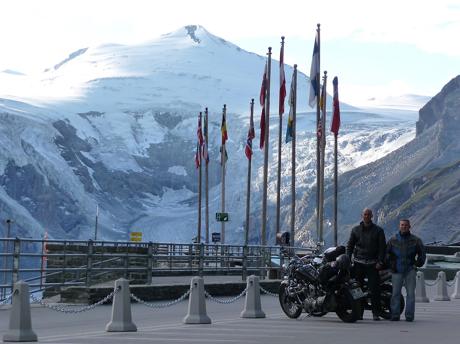 Glaciar Pasterze desde el mirador de Francisco Jose